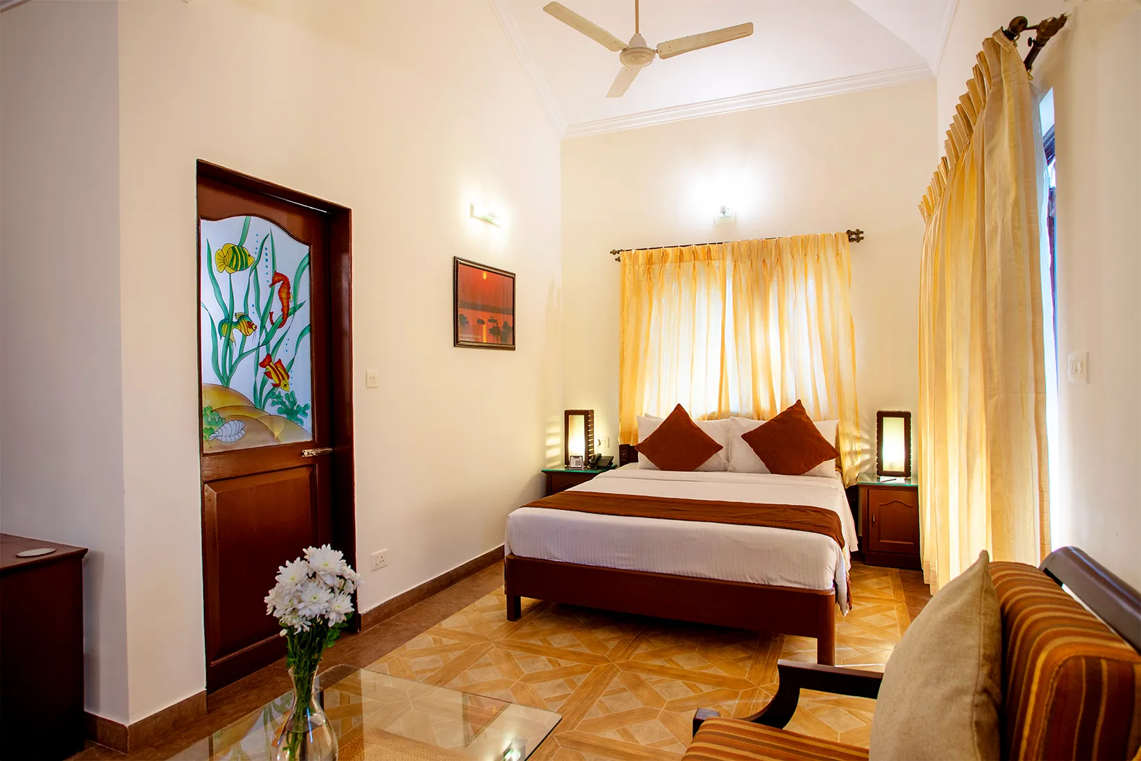 Deluxe Room at Goa Villagio Resort & Spa in South Goa