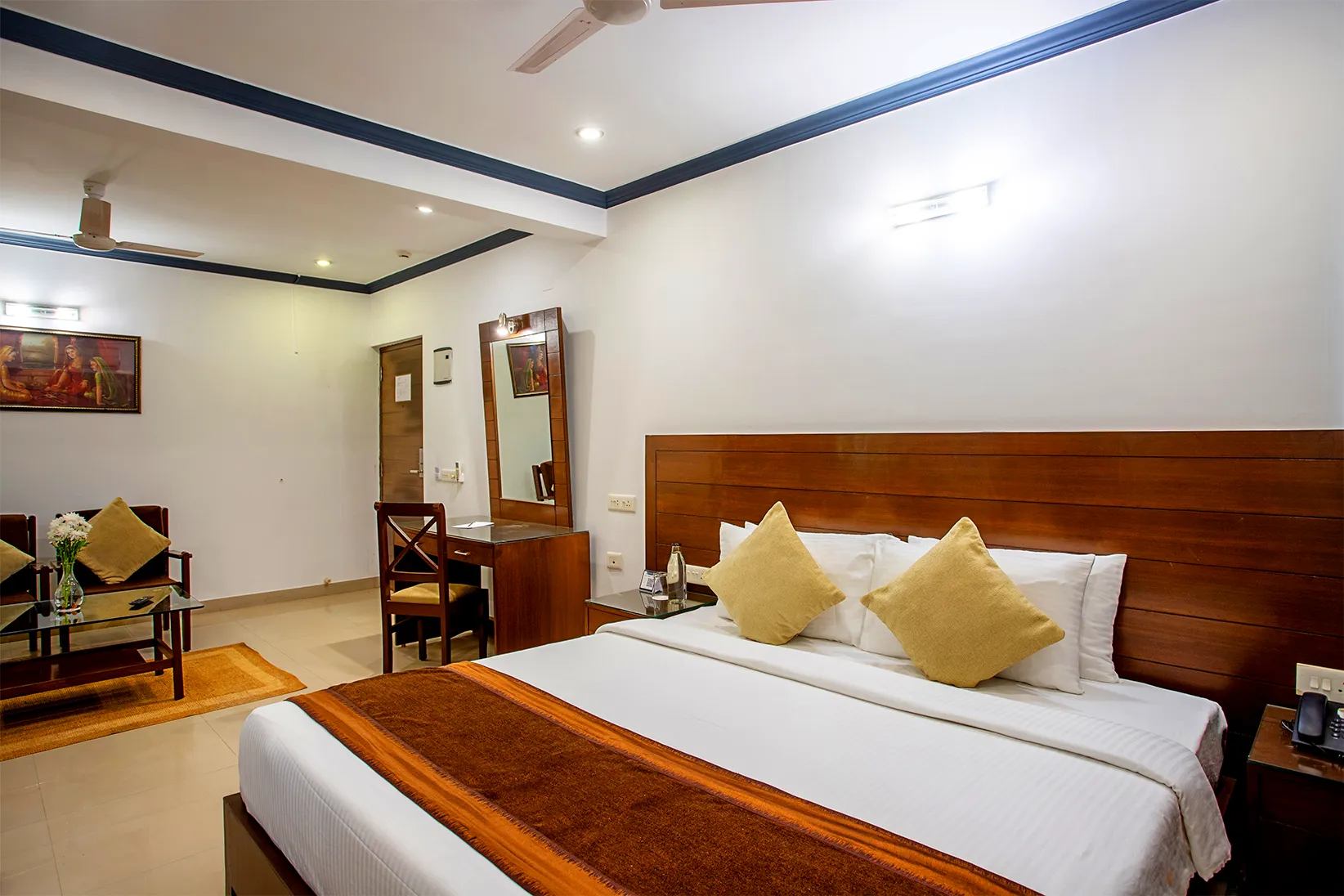 Pool View Luxury Room in South Goa at Goa Villagio Resort & Spa